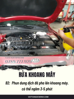 Dung dịch rửa khoang động cơ khoang máy ô tô - Carnet Jumbo - 500 ml (0.5 L)