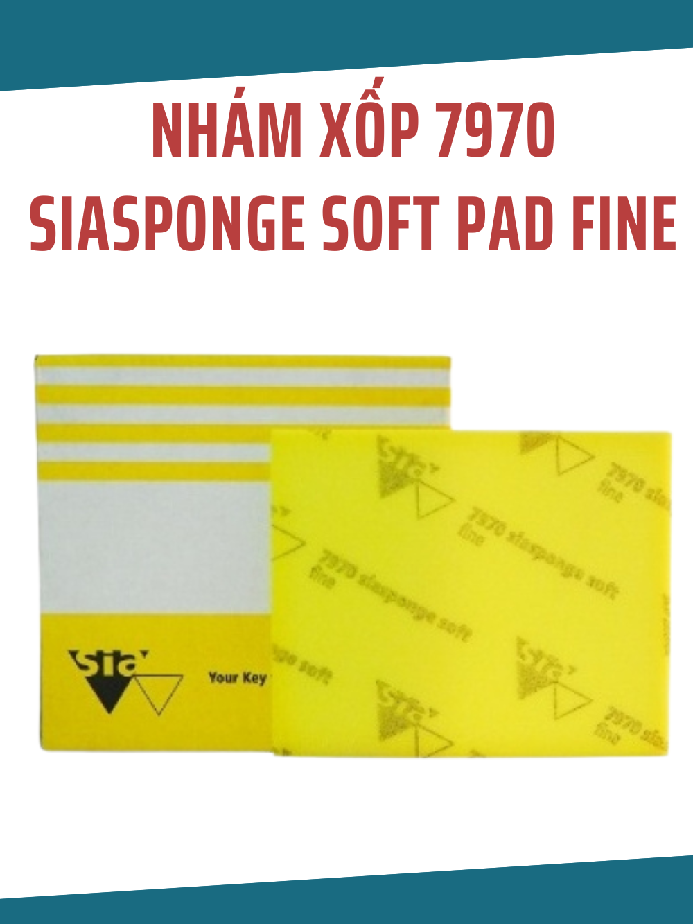 Nhám Xốp 7970 Siasponge Soft Pad Fine